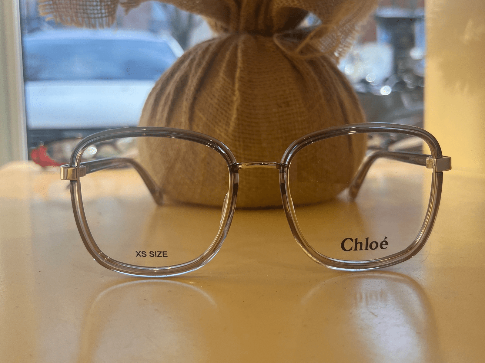 Monture de vue Chloé carrée en écaille - Optique Cayret, Toulouse